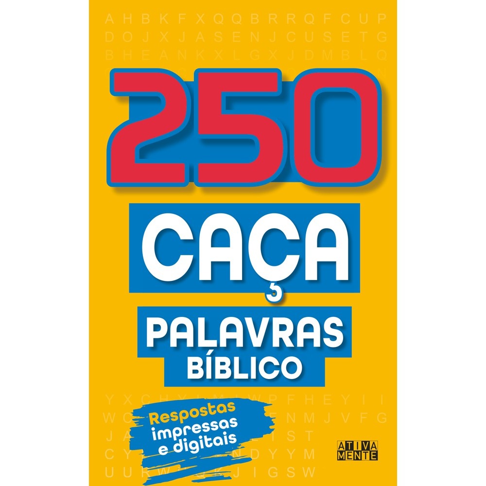Livro - 250 caça-palavras bíblico