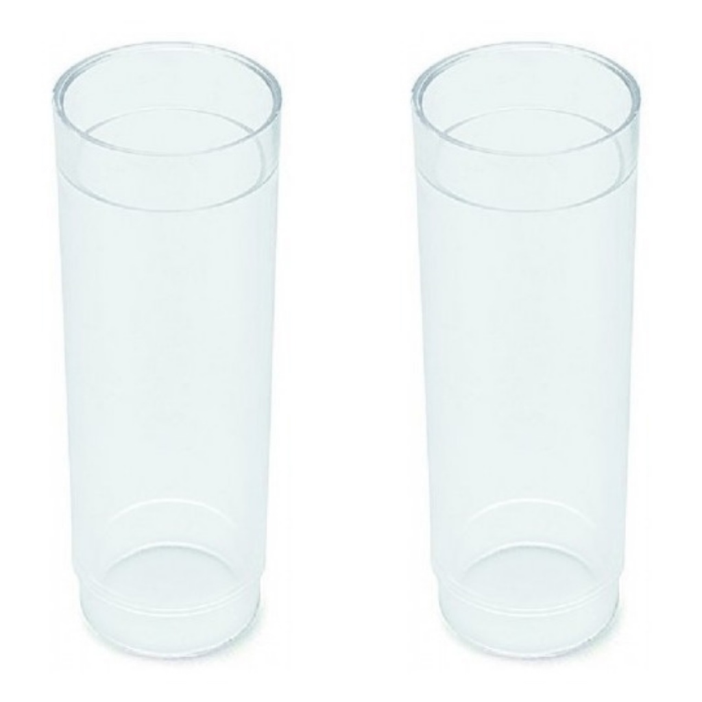 Tubo Cristal Filtro Biológico Aquarium System - 2 Peças