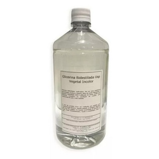 Glicerina Bidestilada Usp Vegetal- Frasco 1 Litro