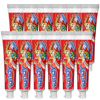 Kit Creme Dental Colgate Tandy Morangostoso 50g com 12 unidades
