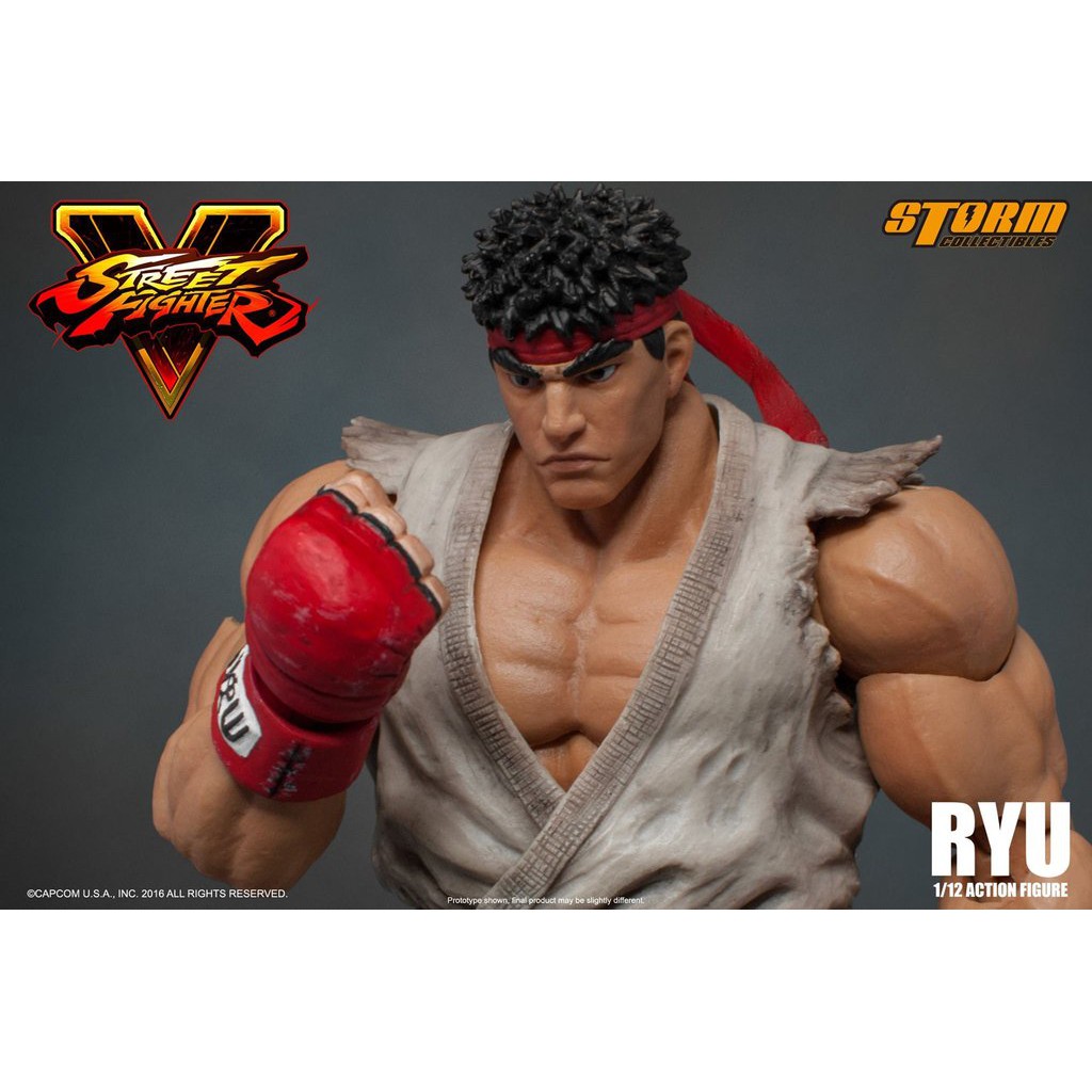 Boneco Guile Street Fighter Storm Collectibles 1/12 Ryu Ken