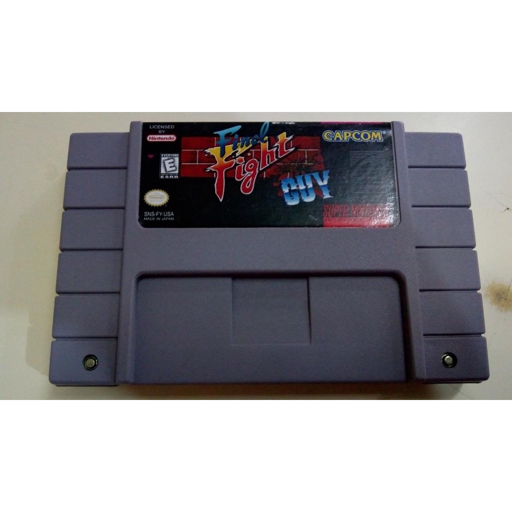 Fita Final Fight Guy Jogo Snes Cartucho Super Nintendo