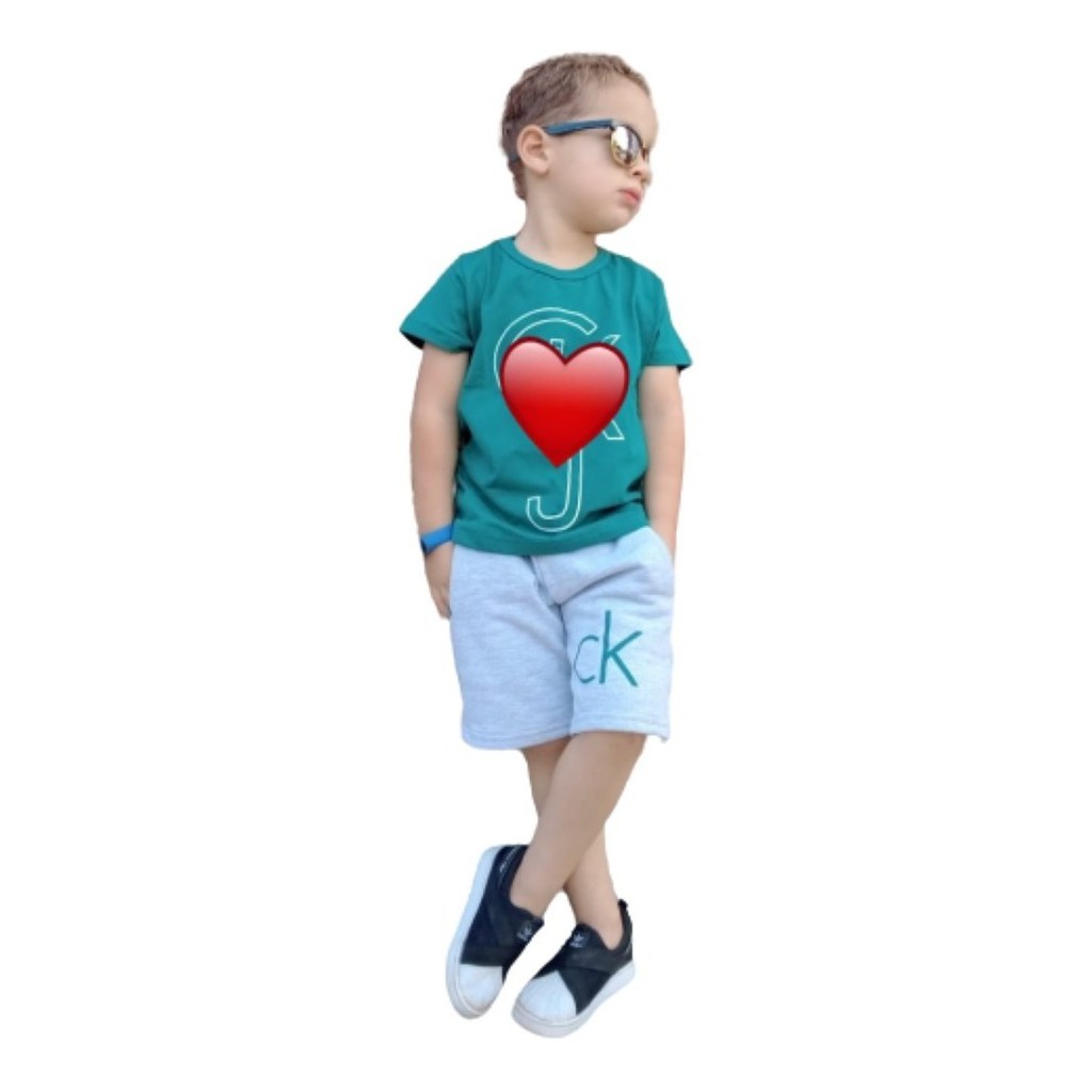 conjunto moletom menino infantil camisa mas bermuda meninos infantis crianças conjuntos marcio Tamanho 2 4 6 8 10 12 14 anos promoção baratos