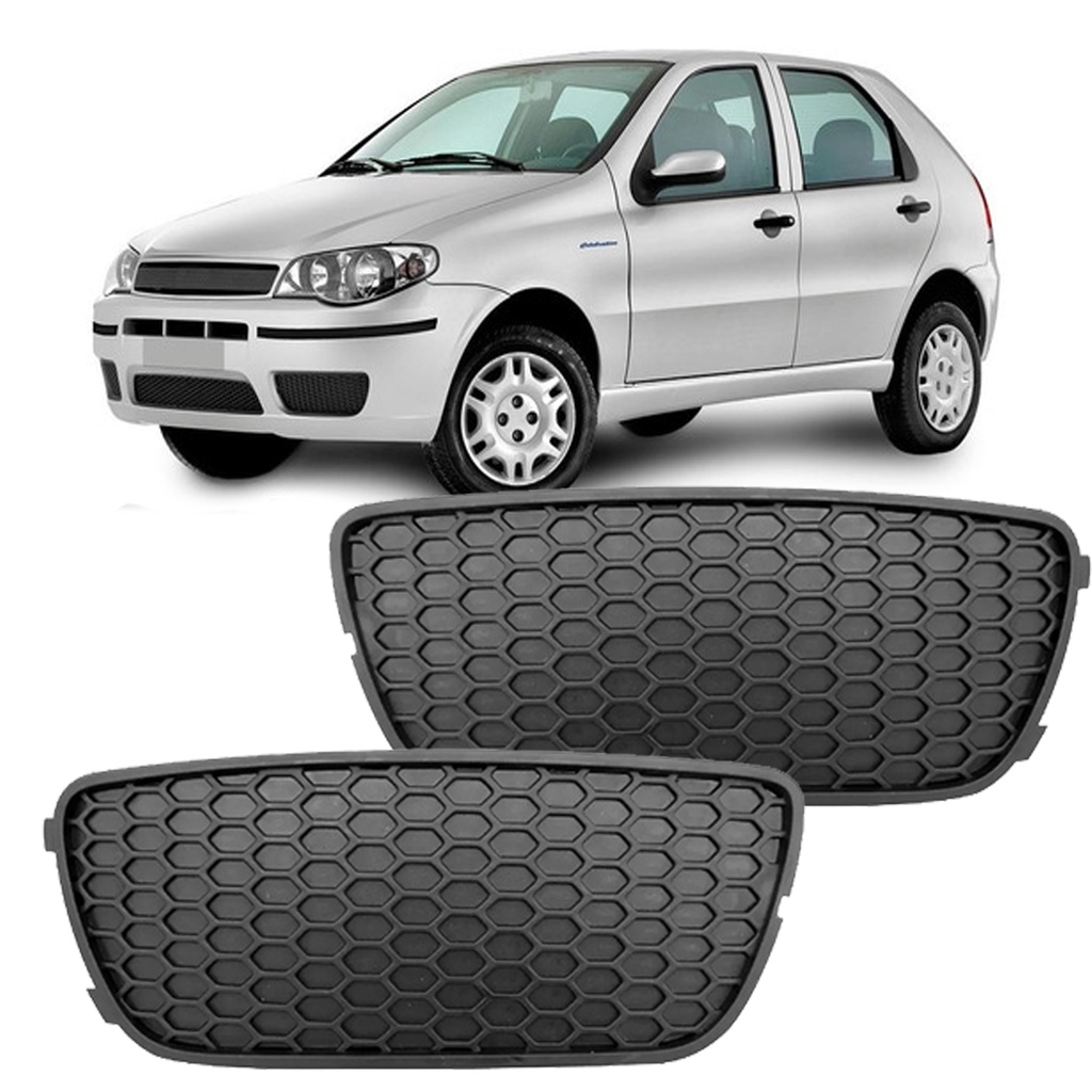 Moldura Farol Milha Palio Siena Strada G3 2003 a 2010 Preta Sem Furo em Oferta na Shopee