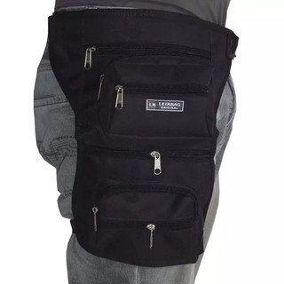 Kit C/2 Pochetes Cartucheira De Perna Motoboy Camping Pesca