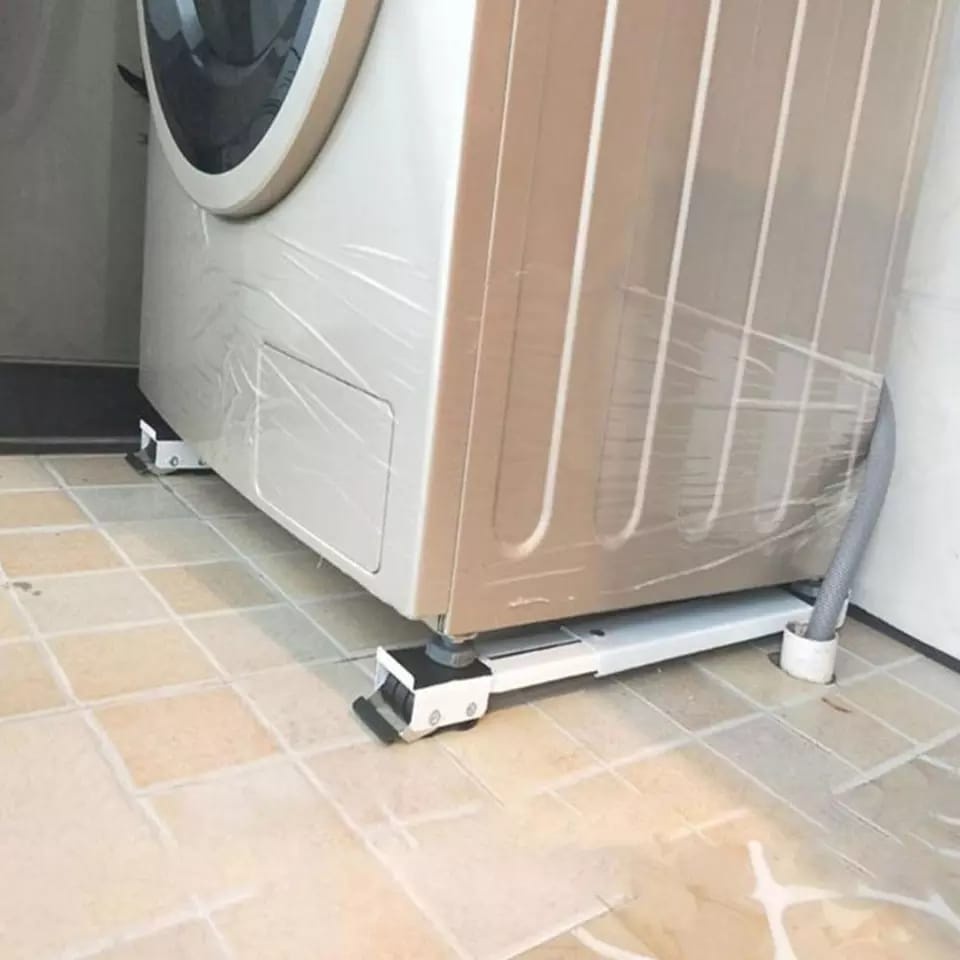 Suporte Universal Ajustável rodinha Para Máquina De Lavar Geladeira Móveis  Base | Shopee Brasil
