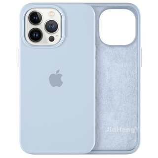 Capa De Silicone Flanela Resistente Queda Oficial De Alta Qualidade Para Iphone 14 13 12 Pro Max