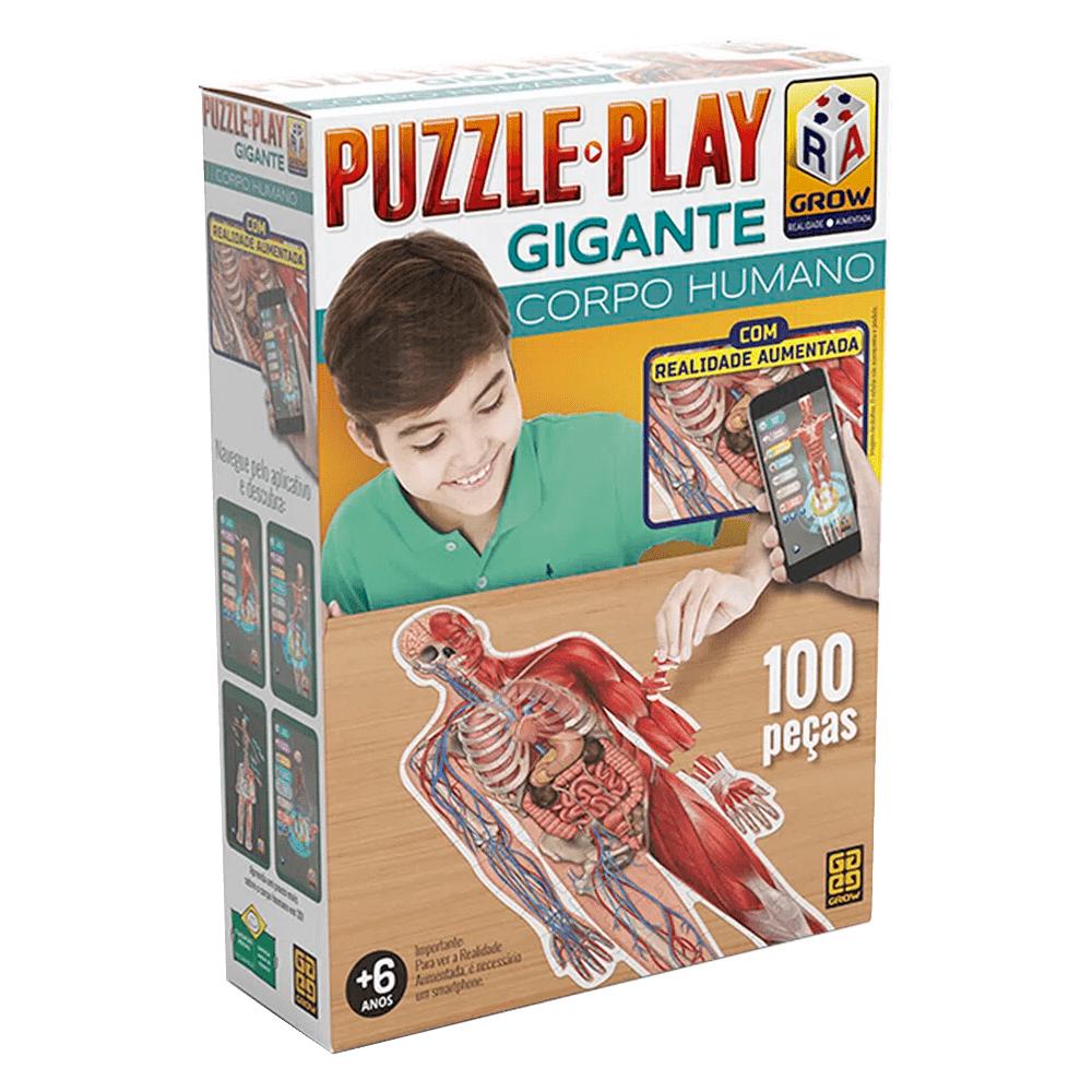 Puzzle Play Gigante Corpo Humano em Oferta na Shopee