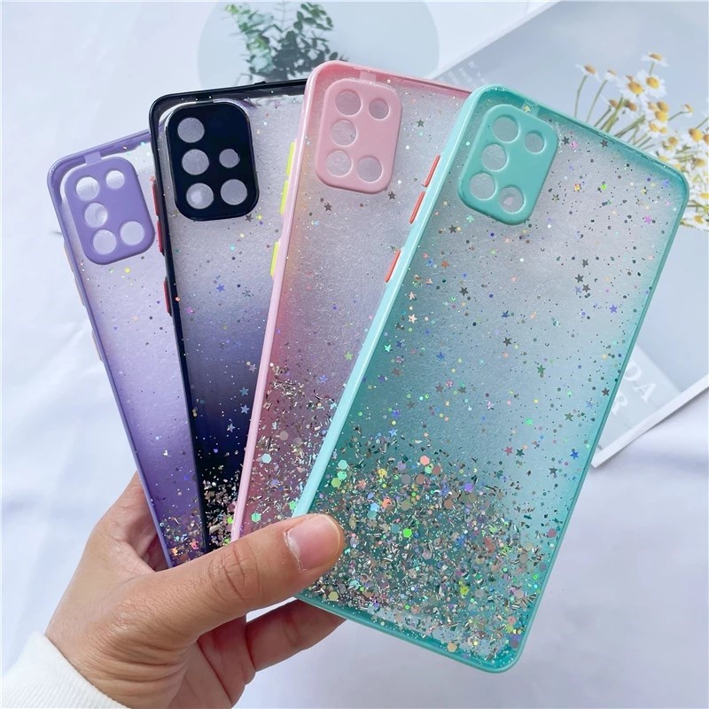 Capinha Galaxy A31 A71 Capa Protege Câmera Samsung Com Glitter Galaxy A51 S10 Lite (A91) Note 10 Lite (A81)