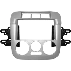 Moldura Dvd 2din Central Multimídia Gol G4 Prata Ap609