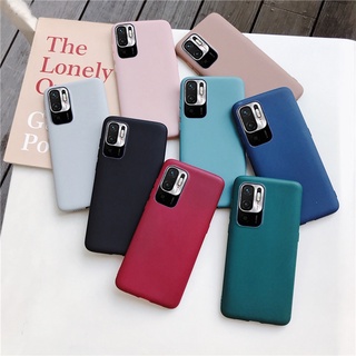 Xiaomi Redmi Nota 10 Pro 10S Slim Candy Cor Fina Pele Mate TPU Capa Da Caixa À Prova De Choque