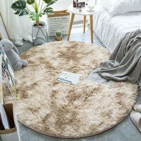 Tapete Redondo Felpudo Peludo Grande Escolha o Tamanho 2m ou 1,3m - Várias Cores! — imagem 2 de 2