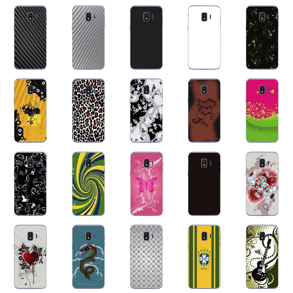 Capa Adesivo Skin349 a 368 Verso Para Samsung Galaxy J2 Core