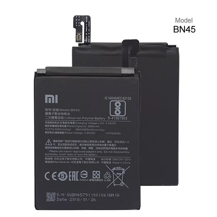 Bateria Celular Xiaomi Redmi 5 Modelo BN45 100% Original