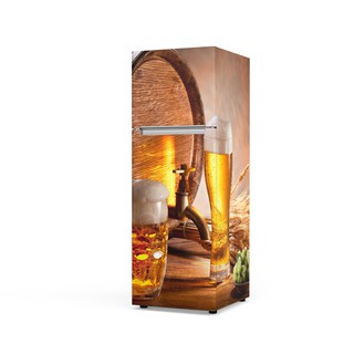 Adesivo Para Geladeira Envelopamento Cervejas
