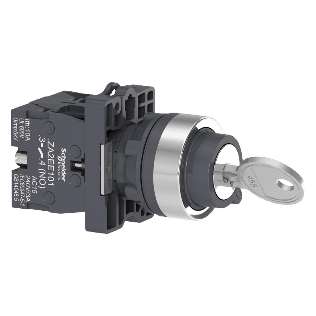 Chave Seletora Plastico 22mm Com Chave 3 Posicoes Schneider em Oferta na Shopee