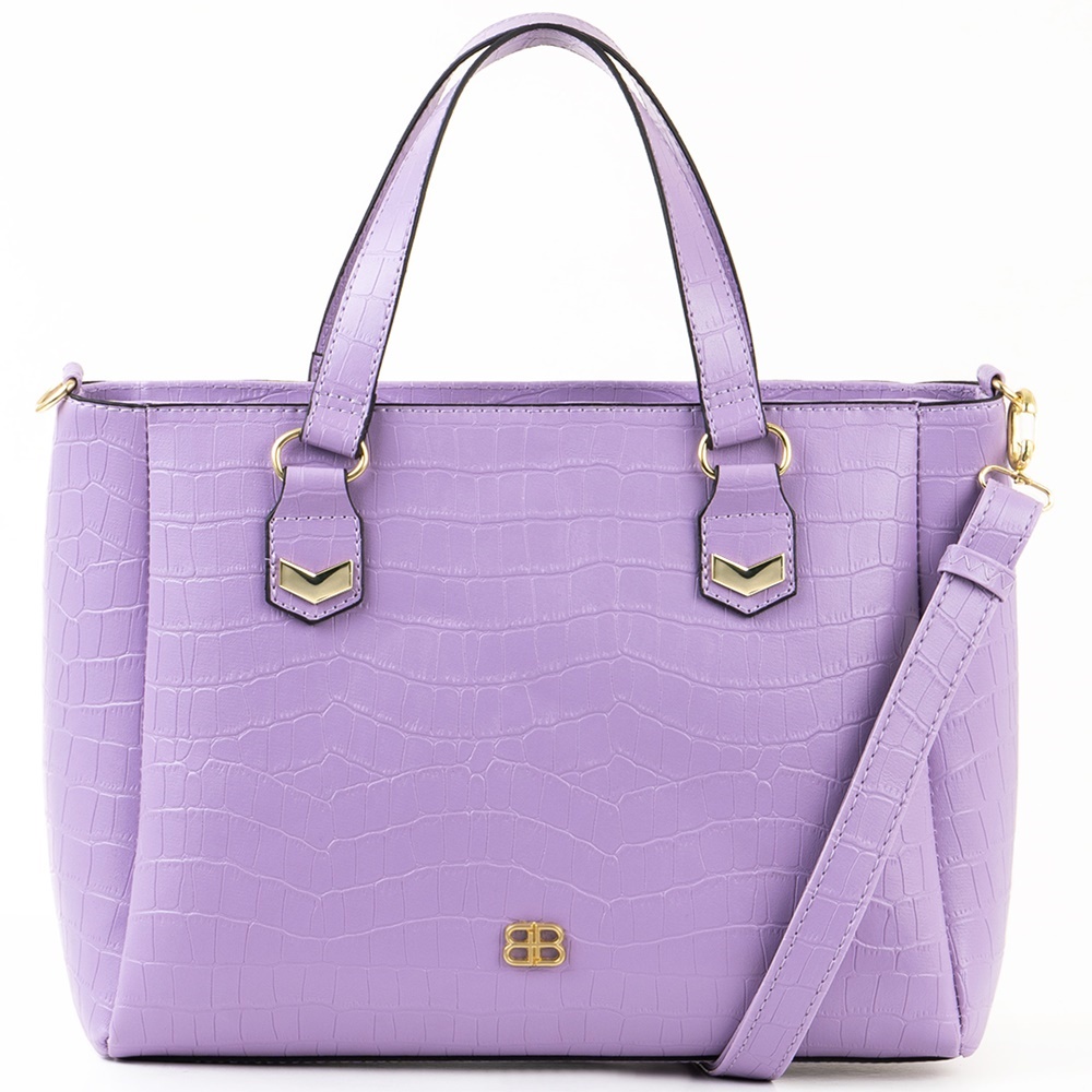 Bolsa Rafitthy Be Forever Croco Lilac