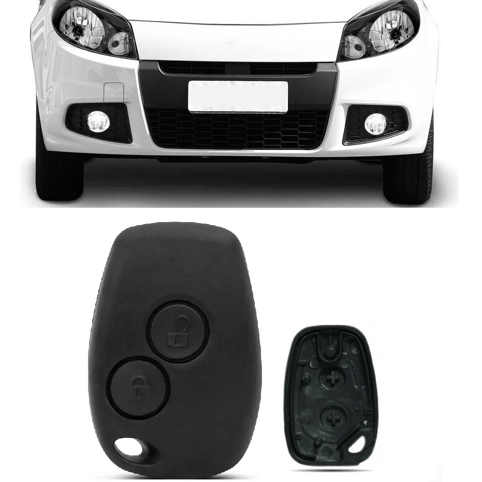 Capa Frontal Chave Telecomando Sandero 2011 2012 2013 2014 2015