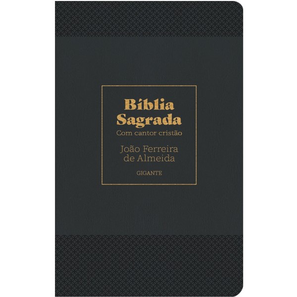 Bíblia Sagrada Com Cantor Cristão | ARC | Letra Gigante | Capa Preta em Oferta na Shopee