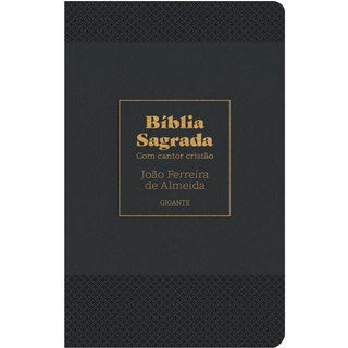Bíblia Sagrada Com Cantor Cristão | ARC | Letra Gigante | Capa Preta