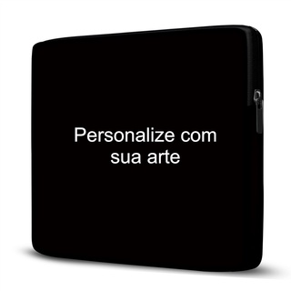 Capa Case Pasta Maleta para Notebook 15.6 15 14 12 10 17 Polegadas em Neoprene Arte Personalizada Logo Evento Empresas Desenho Fotos