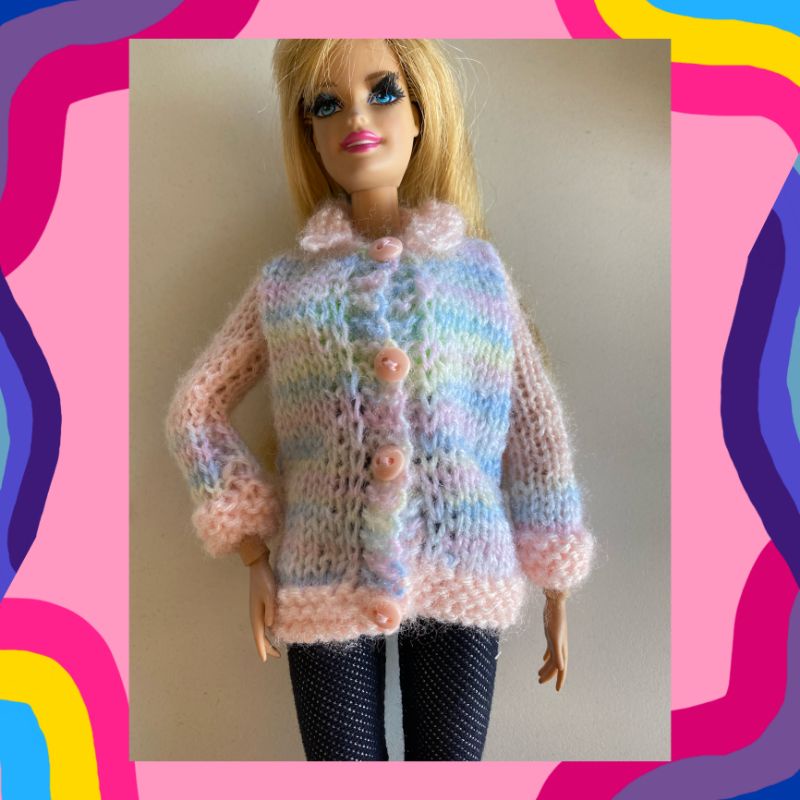 Roupas de tricô para Boneca/Curvy