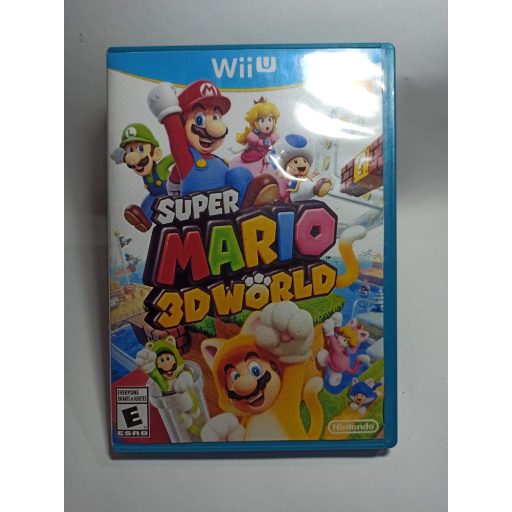 Super Mario 3d World Mídia Física Original Nintendo Wii U