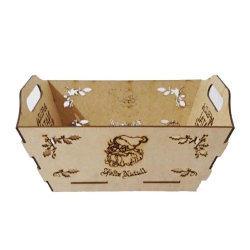 Caixote Cestinha mdf 23x13 Feliz Natal Natalina Decoração PROMOÇÃO IMPERDIVEL promoção de lançamento