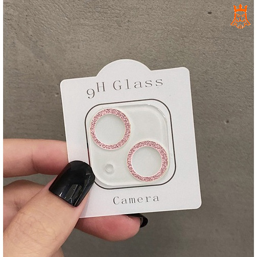 Película Câmera 3D Para iPhone 13 MINI / 13 / 13 PRO / 13 PRO MAX - BORDA COLORIDA