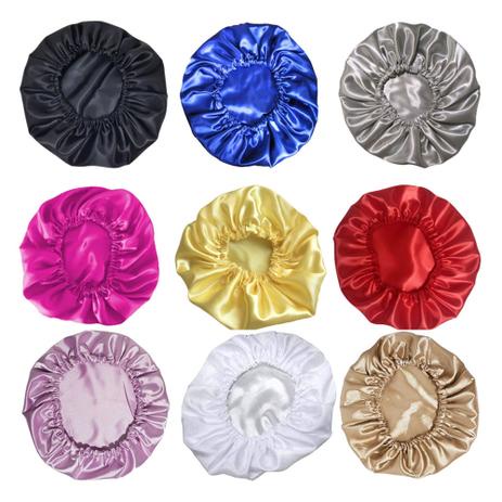 Touca de Cetim Anti Frizz para todos os tipos de cabelos em Oferta na Shopee