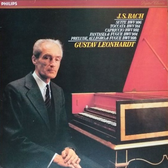 J. S. Bach Gustav Leonhardt - Suite - Tocatta - Fantasia & Fugue - Prelude, Allegro & Fugue - Capriccio - lp - vinil