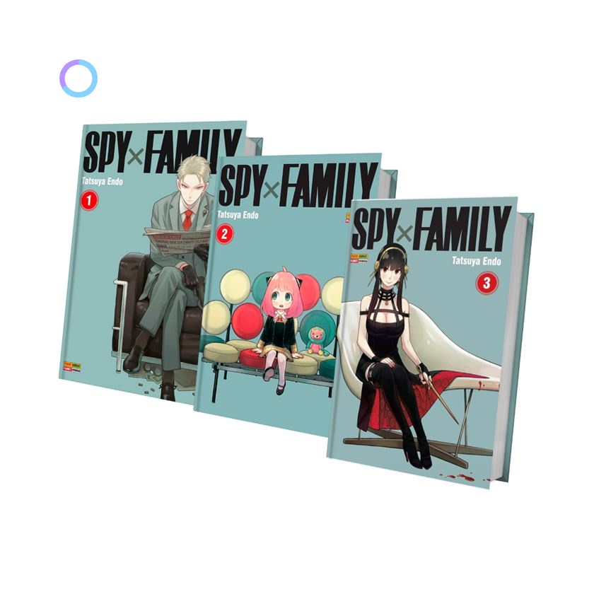 Spy X Family Mangá Volume 1 Ao 3 - Português BR | KIT Panini | Shopee ...