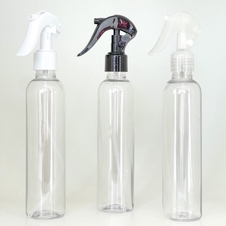 02 Frasco pet cilíndrico borrifador com válvula spray gatilho 200ml