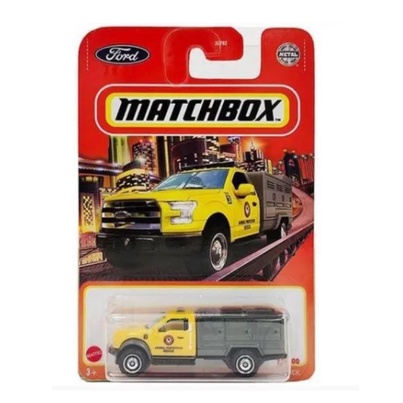 Miniatura Ford F-150 Animal Control Truck 2010 1/64  carrocinha Matchbox