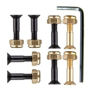 Parafusos Base Para Skate Porca 10 + Chave L Allen
