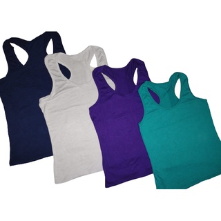 Kit 5 Regatas Feminina tipo Nadador Sem bojo Diversas Cores Lisa Desconto Academia Caminhada Dia a Dia Bike Estações Promoção
