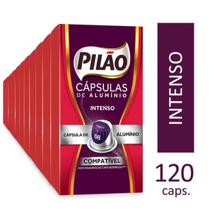 Kit 120 Cápsulas Café Pilão Intenso 8