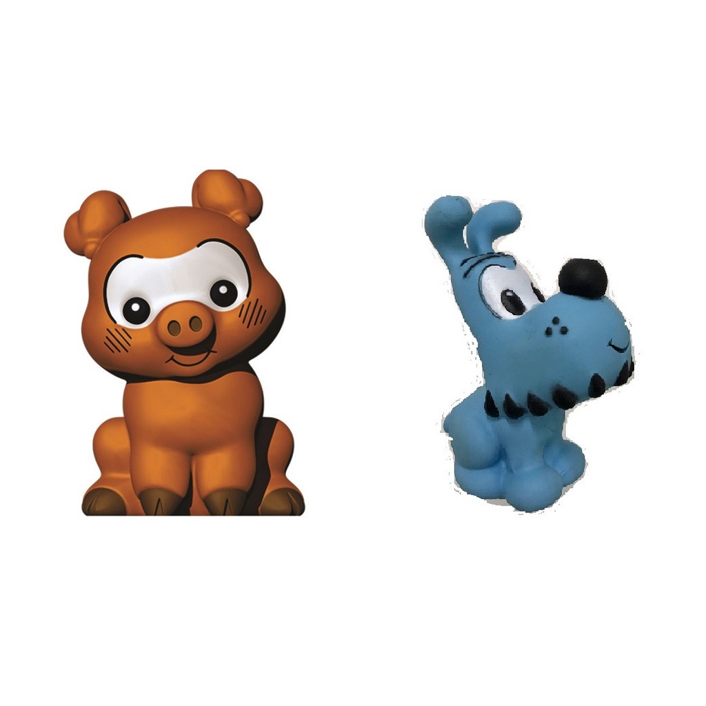 Kit Boneco Mascote Bidu Chovinista Turma da Mônica Vinil Adijomar — R$ 59,99 em Shopee
