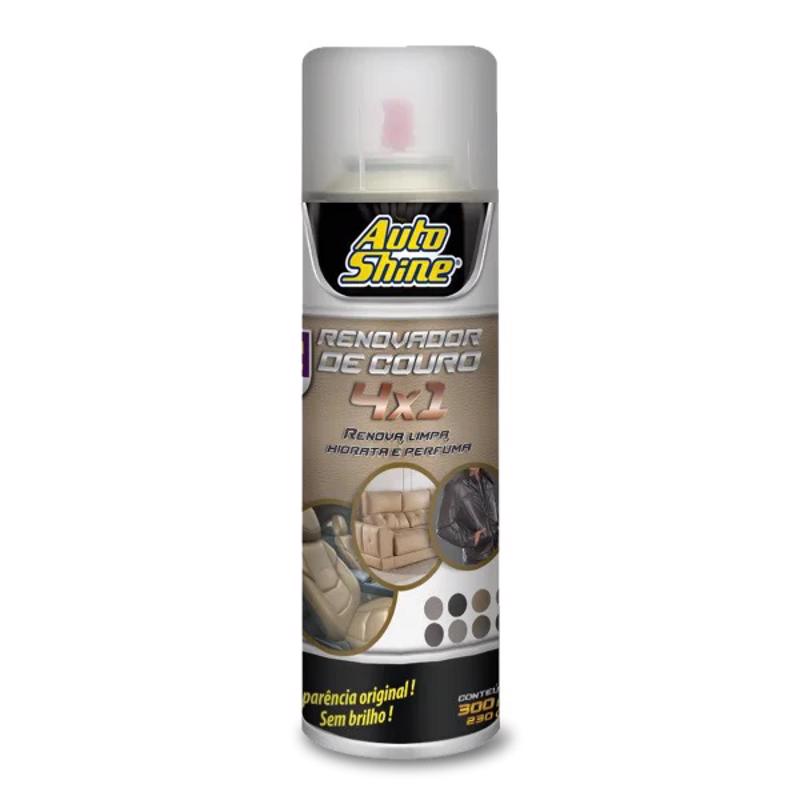 Renovador Couro Spray 4 em 1 300ml Autoshine