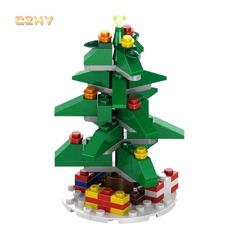 Blocos De Montar Árvore De Natal Decoração Brinquedos H005 | Shopee Brasil