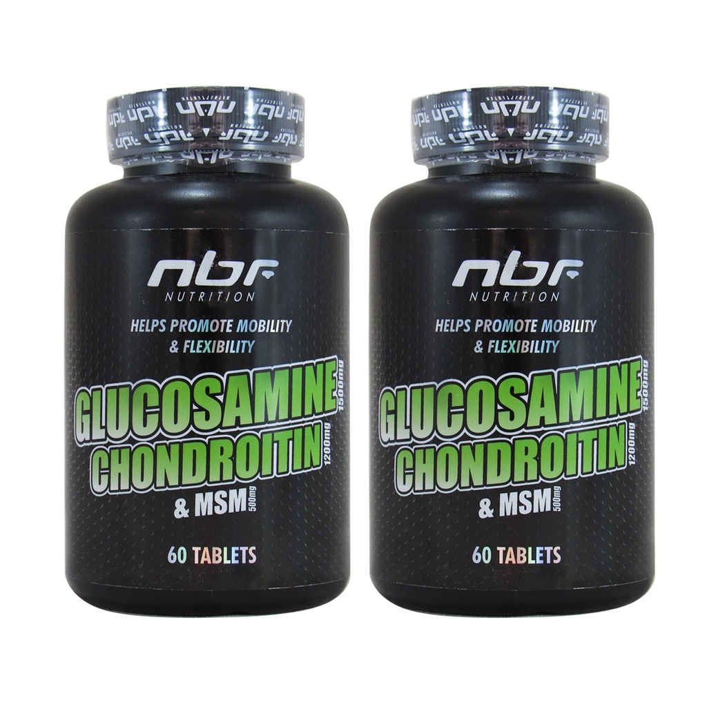 2x Glucosamina 1500mg Condroitina 1200mg 120 Tabs Importado