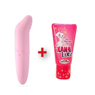 Kit Vibrador Ponto g SPOT cor Rosa + Xana Loka - Sex Shop