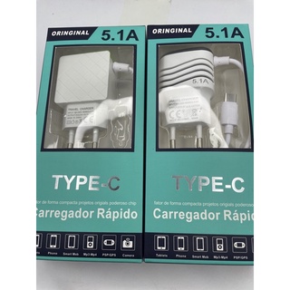 carregador turbo power 5.1a TYPE -C ml