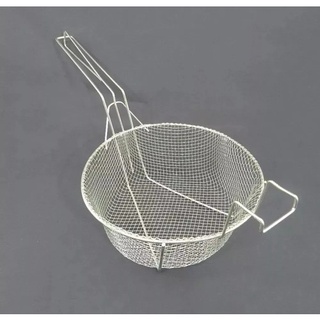 Cesto Peneira Fritura Fritadeira Reforçado Redondo N 35cm