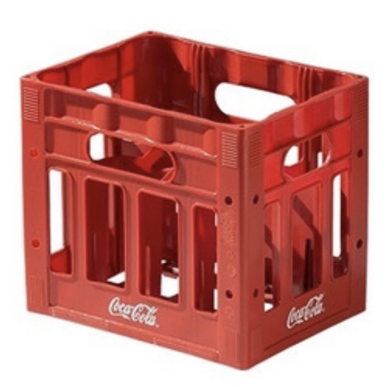 Engradado Coca Cola 12 Unidades 1 litro ou 2 litro 9 Unidades retornável Usado ( Sem Garrafas )