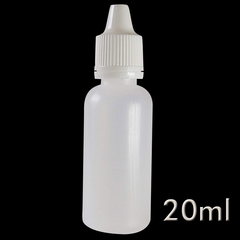 500 Frasco Plástico 20ml Conta gotas - Ref 8441