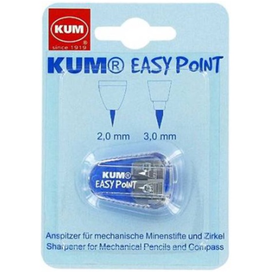 Apontador Para Grafite 2.0mm e 3.0mm Mina Profissional Kum Easy