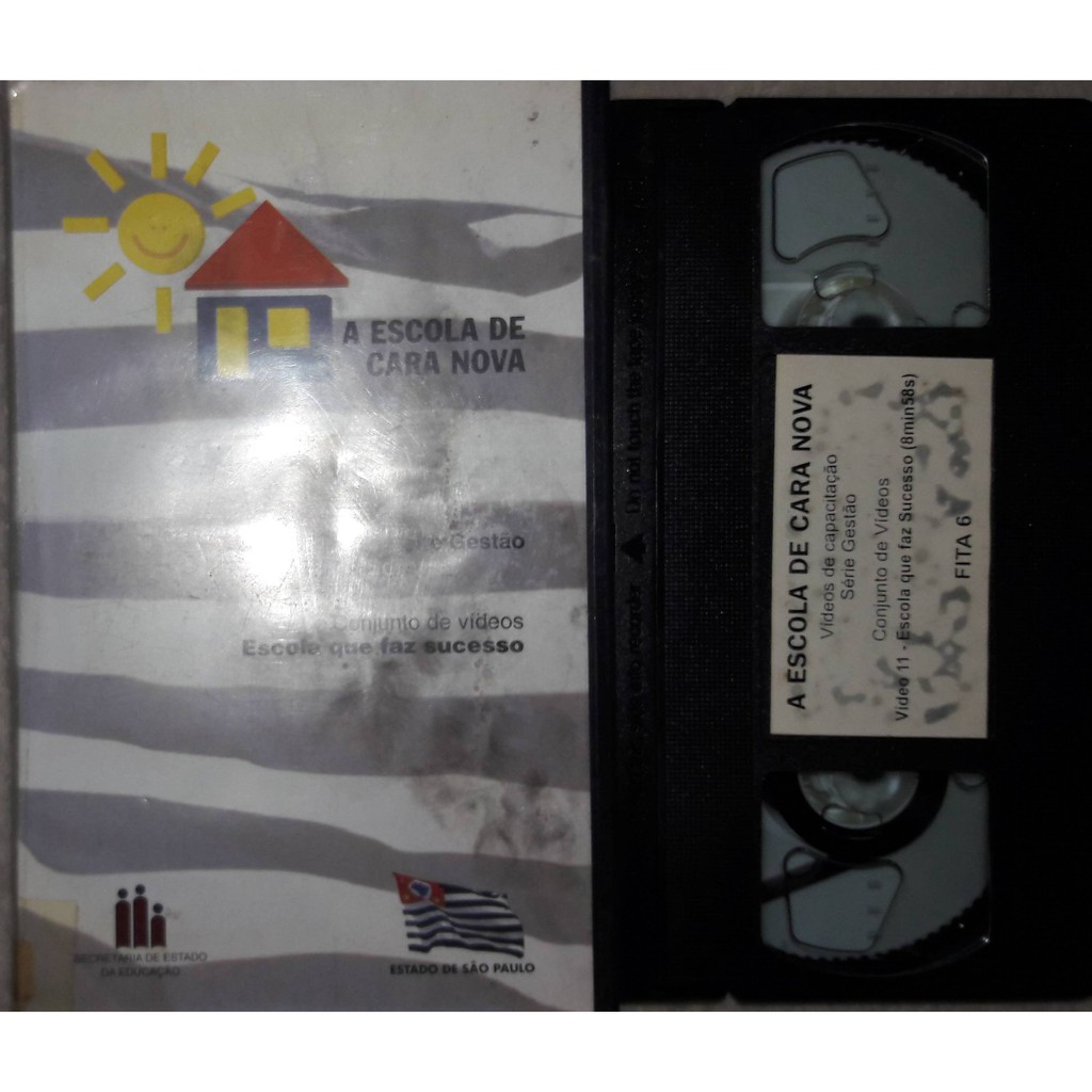 VHS ORIGINAL A ESCOLA DE CARA NOVA FITA 6
