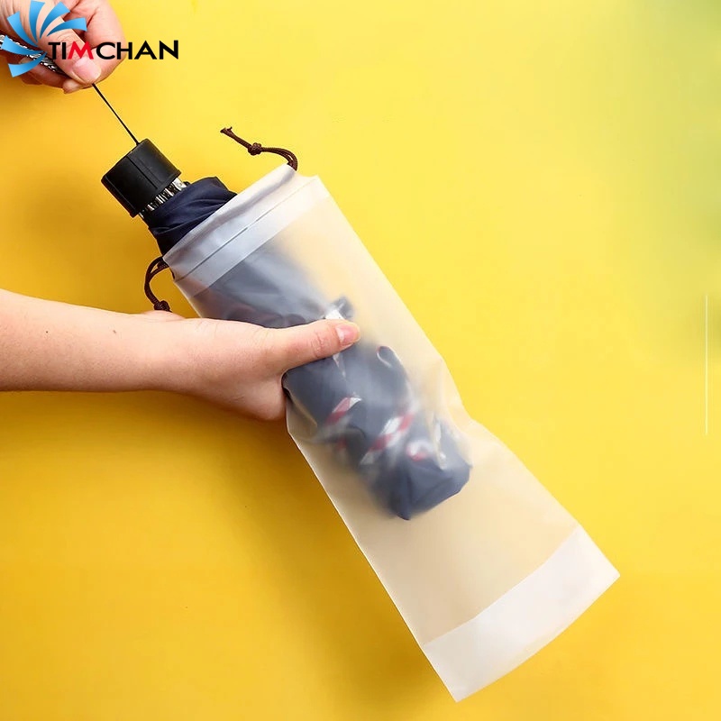 1 Pç Bolsa De Armazenamento / Guarda-Chuva Portátil / Reutilizável Translúcido Impermeável em Oferta na Shopee