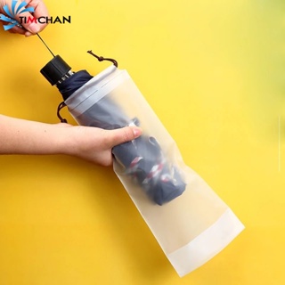 1 Pç Bolsa De Armazenamento / Guarda-Chuva Portátil / Reutilizável Translúcido Impermeável em Oferta na Shopee